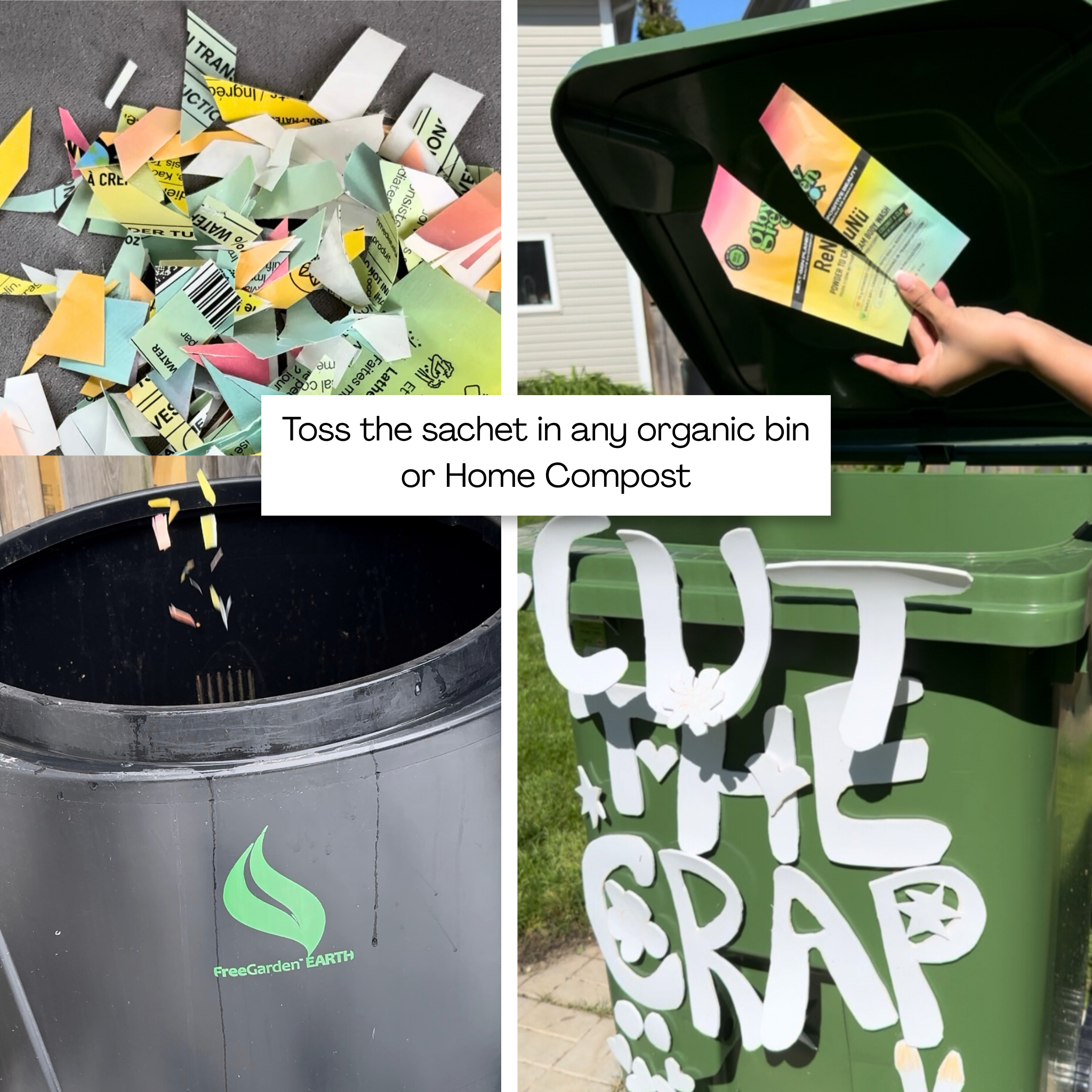 Refillable Powder to Cream Body Wash Kit - Coconut & Clay